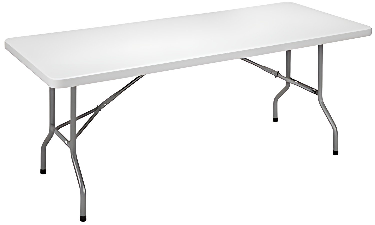 SODEMATUB Table pliante YCZ-183 en plastique, gris clair