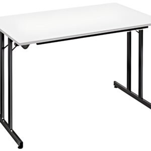 SODEMATUB Table pliante TPMU148GN, 1.400 x 800 mm, gris/noir