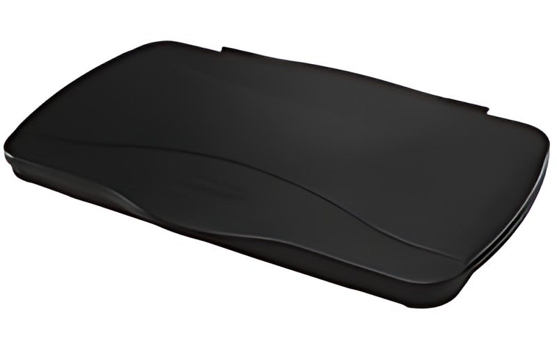 Rubbermaid Couvercle avec charnière Slim Jim, noir