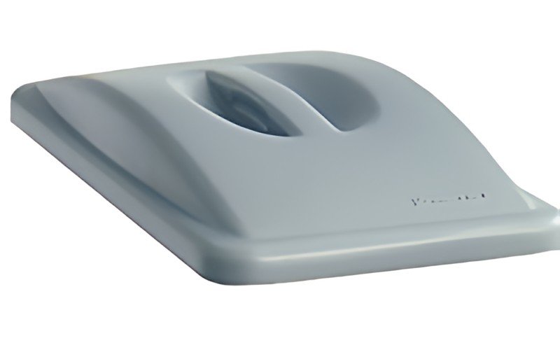 Rubbermaid Couvercle Slim Jim avec poignée, gris