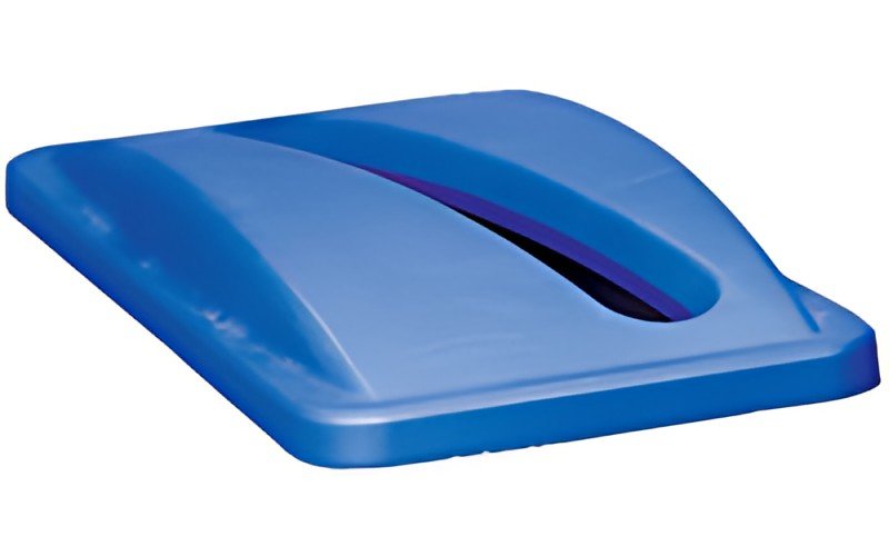 Rubbermaid Couvercle Slim Jim pour papier, bleu