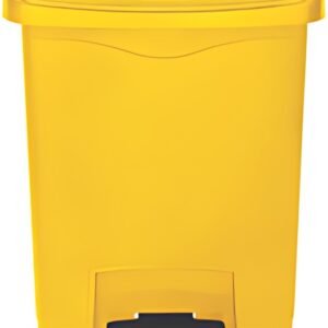 Rubbermaid Collecteur à pédale Slim Jim, 30 litres, jaune