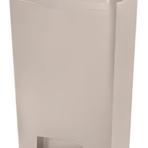 Rubbermaid Collecteur à pédale Slim Jim, 50 litres, beige