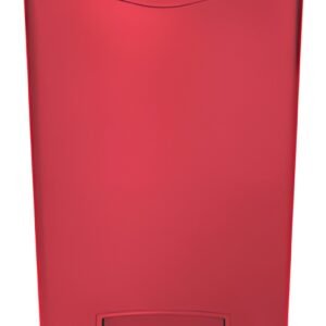Rubbermaid Collecteur à pédale Slim Jim, 50 litres, rouge