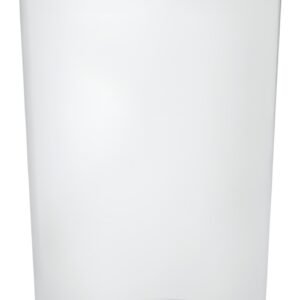 Rubbermaid Collecteur à pédale Slim Jim, 68 litres, blanc