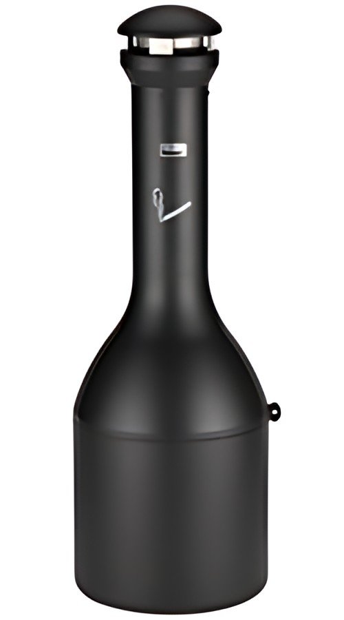 Rubbermaid Cendrier sur pied Infinity Genie, rond, noir