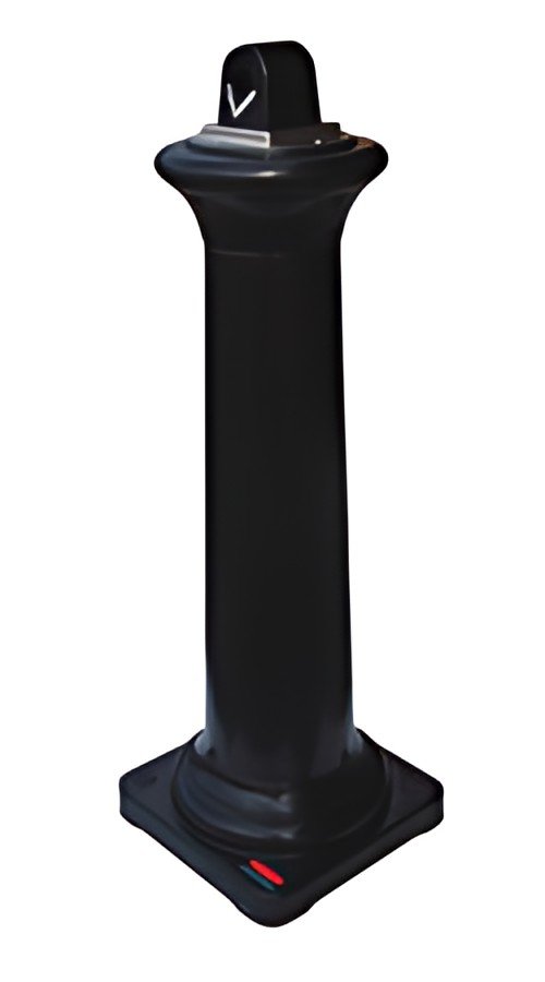 Rubbermaid Cendrier sur base GroundsKeeper Tuscan, noir