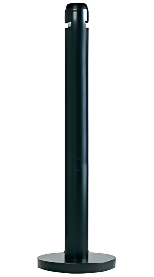 Rubbermaid Cendrier sur base Smockers' Pole, rond, noir