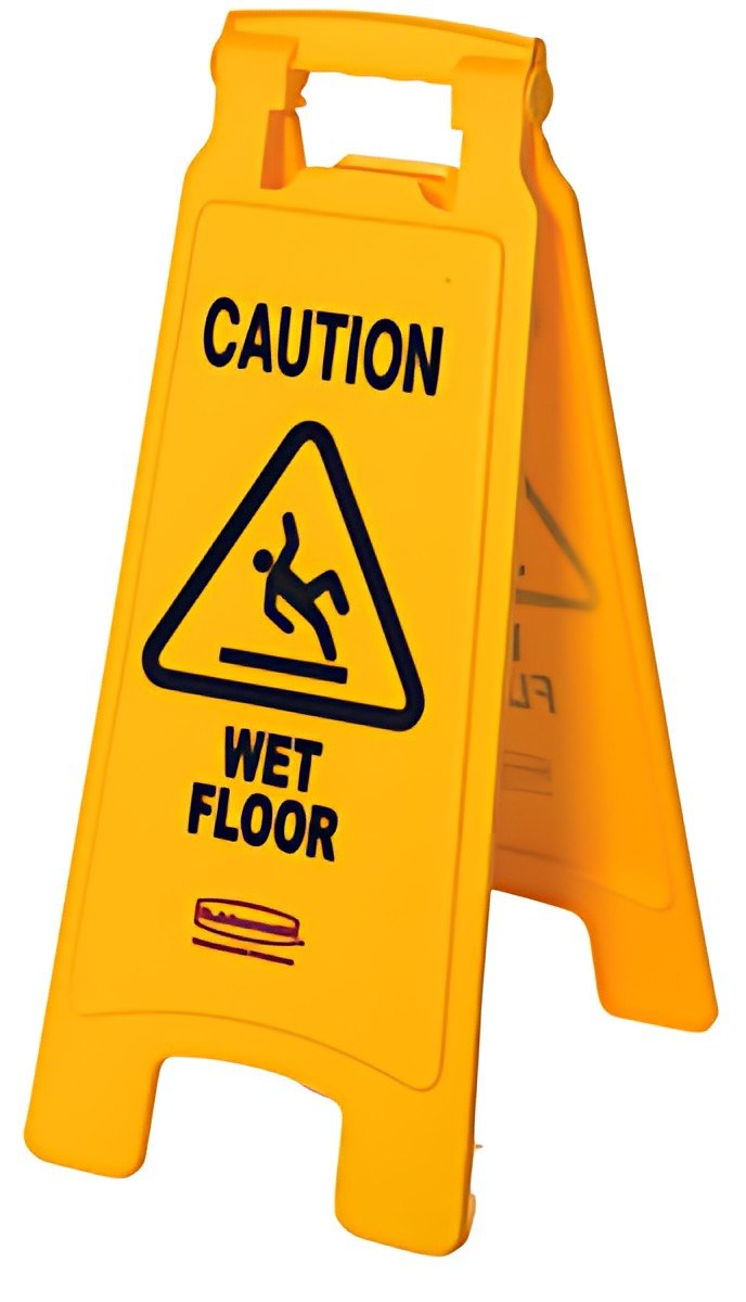 Rubbermaid Panneau d'avertissement "Caution Wet Floor"