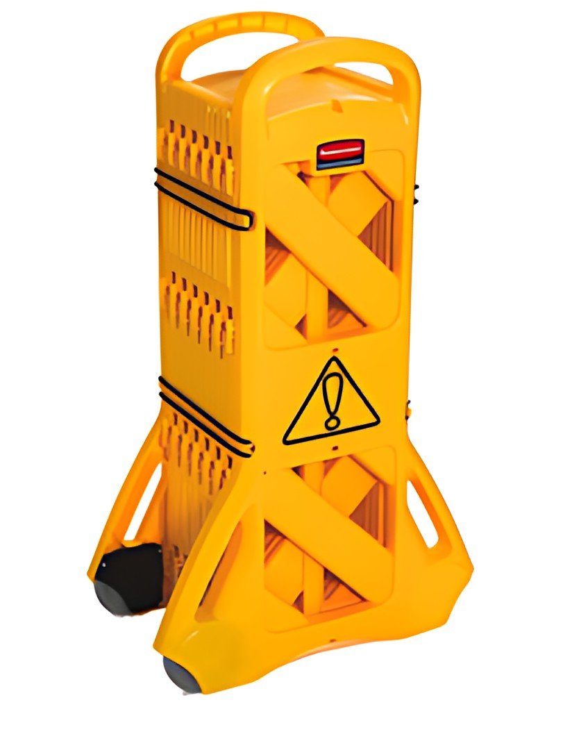 Rubbermaid Barrière mobile portable