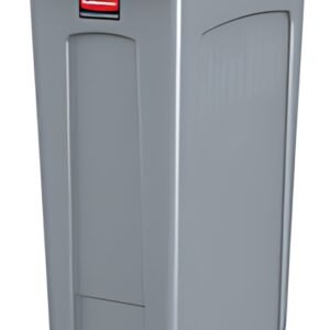 Rubbermaid Collecteur de déchets Slim Jim, 87 litres, gris