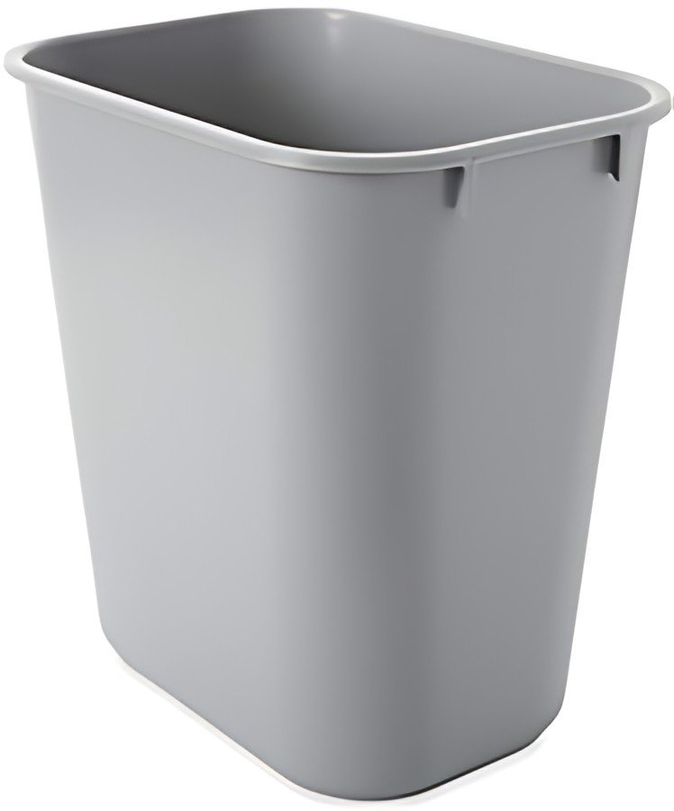 Rubbermaid Corbeille à papier, 12,9 litres, rectangulaire