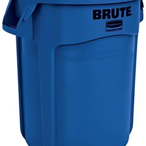 Rubbermaid Collecteur BRUTE 75,7 litres, en PP, bleu