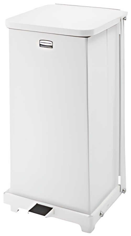 Rubbermaid Poubelle à pédale Defender en acier, 24 litres