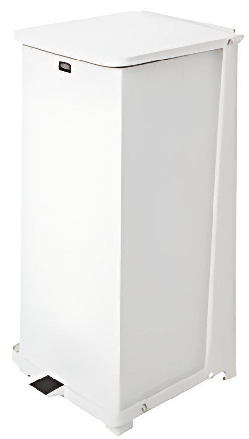 Rubbermaid Poubelle à pédale Defender en acier, 49 litres
