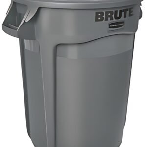 Rubbermaid Collecteur BRUTE 121,1 litres, en PP, gris
