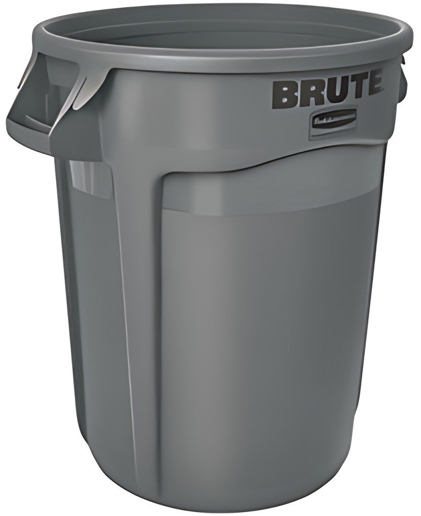 Rubbermaid Collecteur BRUTE 121,1 litres, en PP, gris