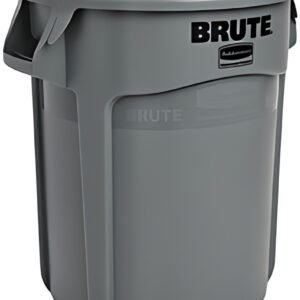 Rubbermaid Collecteur BRUTE 37,9 litres, en PP, gris