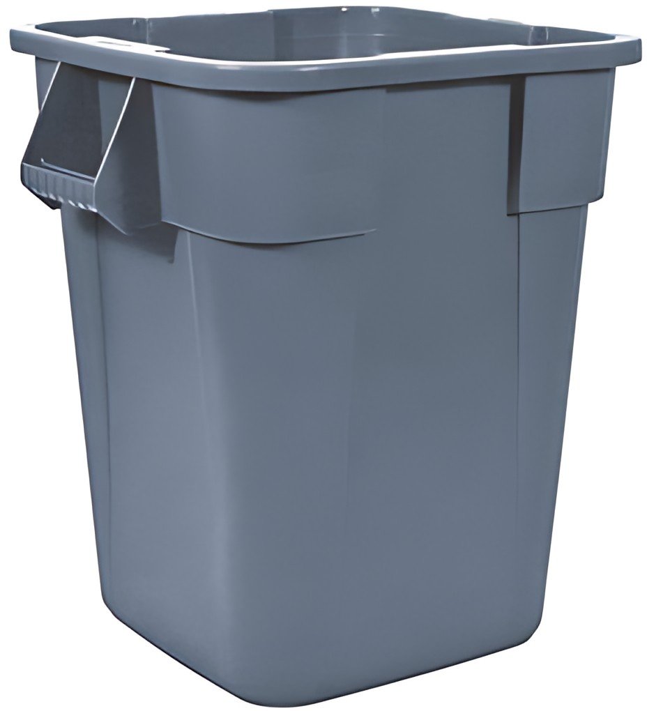 Rubbermaid Collecteur BRUTE 151,4 litres, carré, en PP, gris