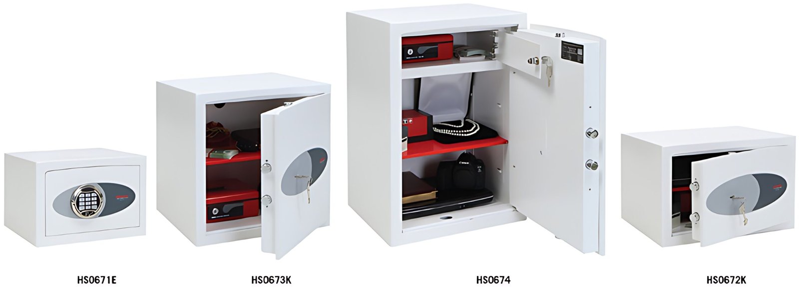 phoenix Coffre-fort anti-effraction VENUS HS0673K, blanc