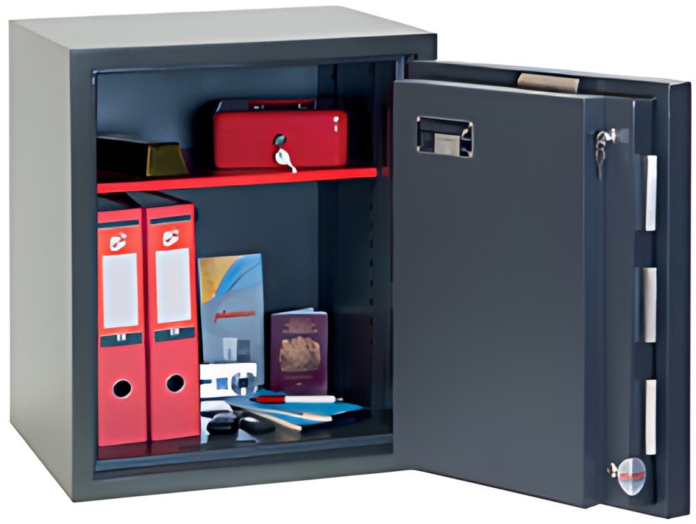 phoenix Coffre-fort anti-effraction ELARA HS3552E, gris