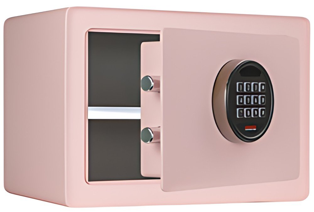 phoenix Coffre-fort anti-effraction DREAM Home Safe, rose