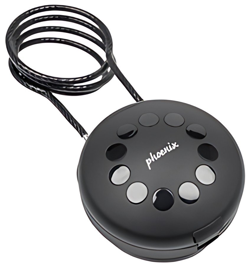 phoenix Boîte à clés PALM KS0212EC avec câble en acier, noir