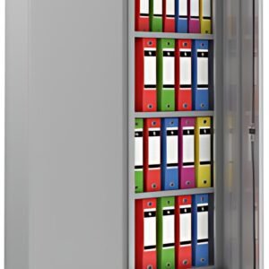 phoenix Armoire de bureau SCL0891, en acier, gris clair