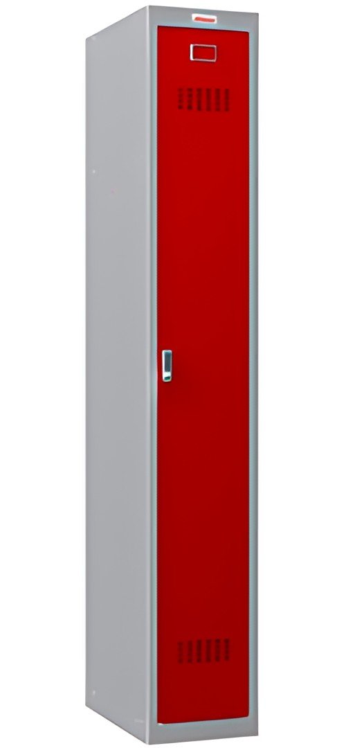 phoenix Vestiaire PL1130, serrure électronique, gris/rouge