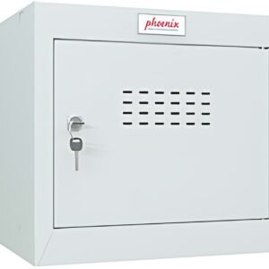 phoenix Casier cubique CL0344, serrure à clé, gris clair
