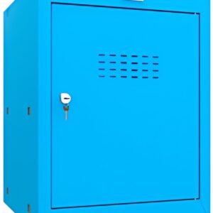 phoenix Casier cubique CL0544, serrure à clé, bleu