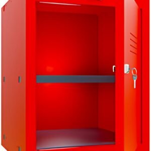 phoenix Casier cubique CL0544, serrure à clé, rouge