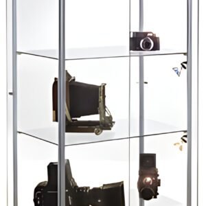 kerkmann Vitrine rectangulaire expoline, 4 étagères en verre