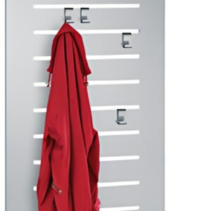 kerkmann Portemanteau mural tec-art, 6 patères, gris argent