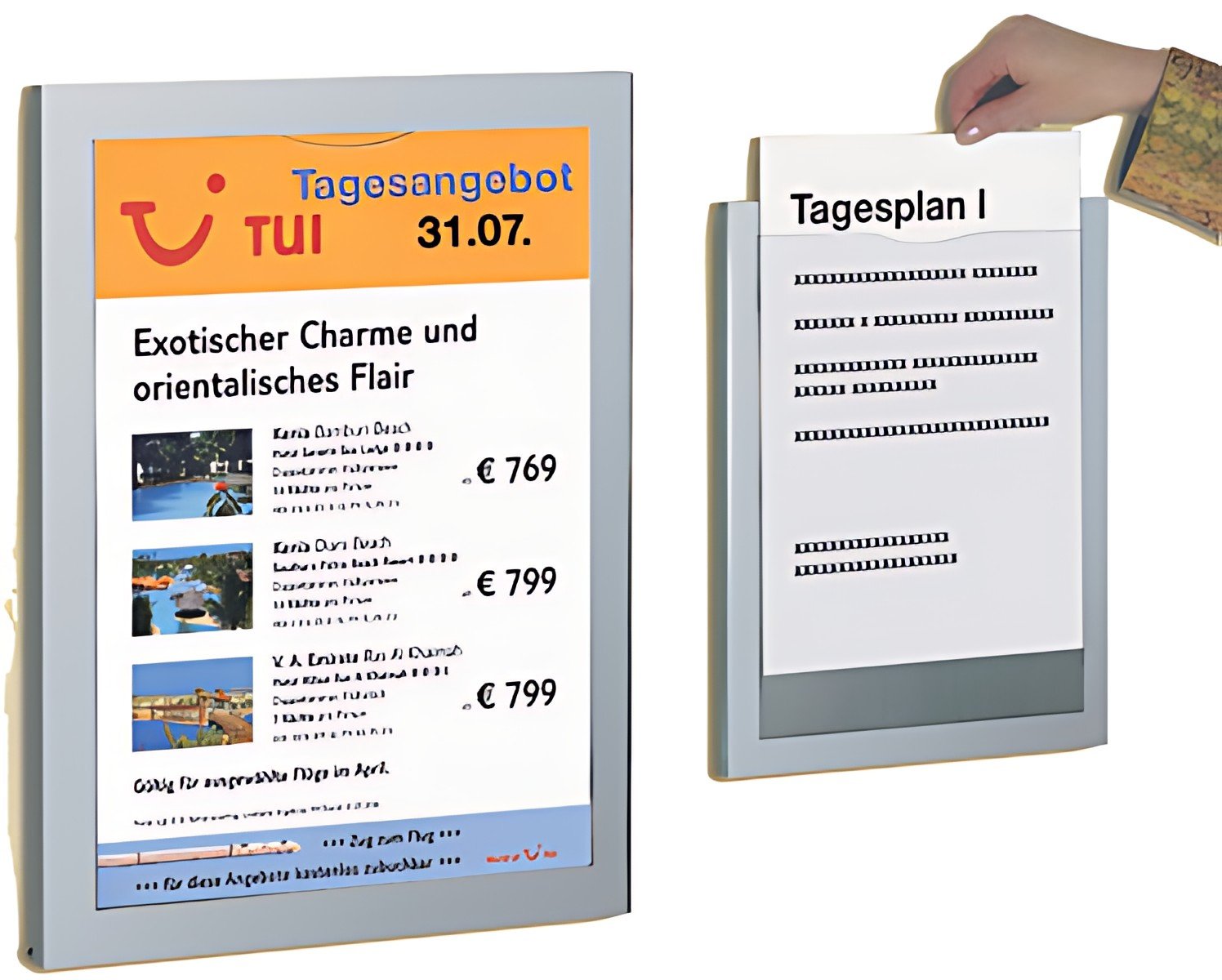 kerkmann Cadre pour affiche Daily, format A3, gris argent