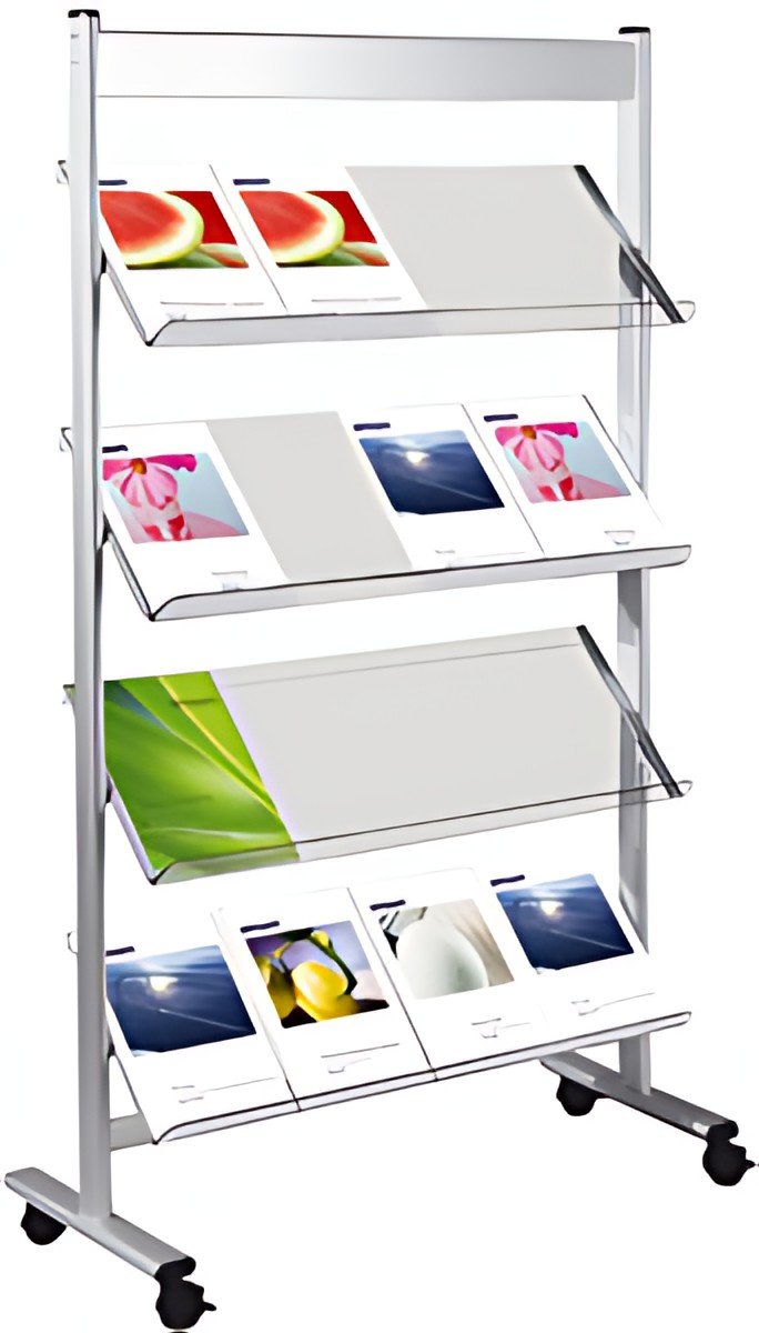 kerkmann Présentoir à brochures Ecoline, 16 compartiments