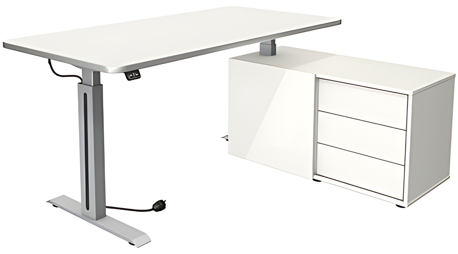 kerkmann Poste de travail complet Move 1 Style, blanc