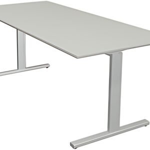 kerkmann Bureau "Form 2", (L)1.600 mm, gris clair