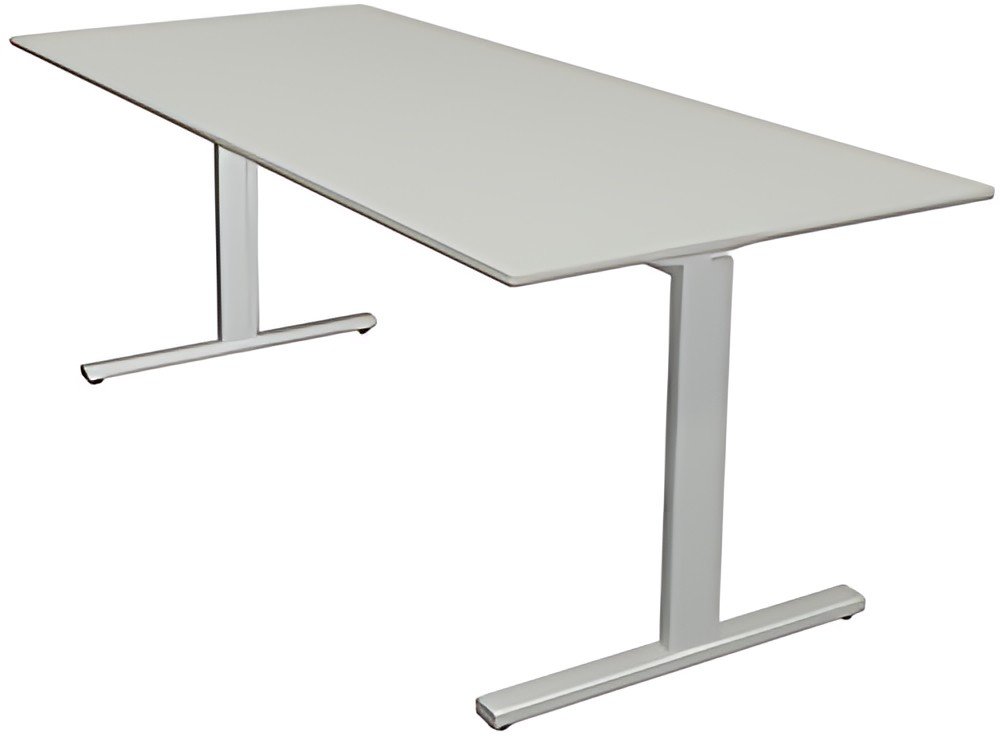 kerkmann Bureau "Form 2", (L)1.800 mm, gris clair