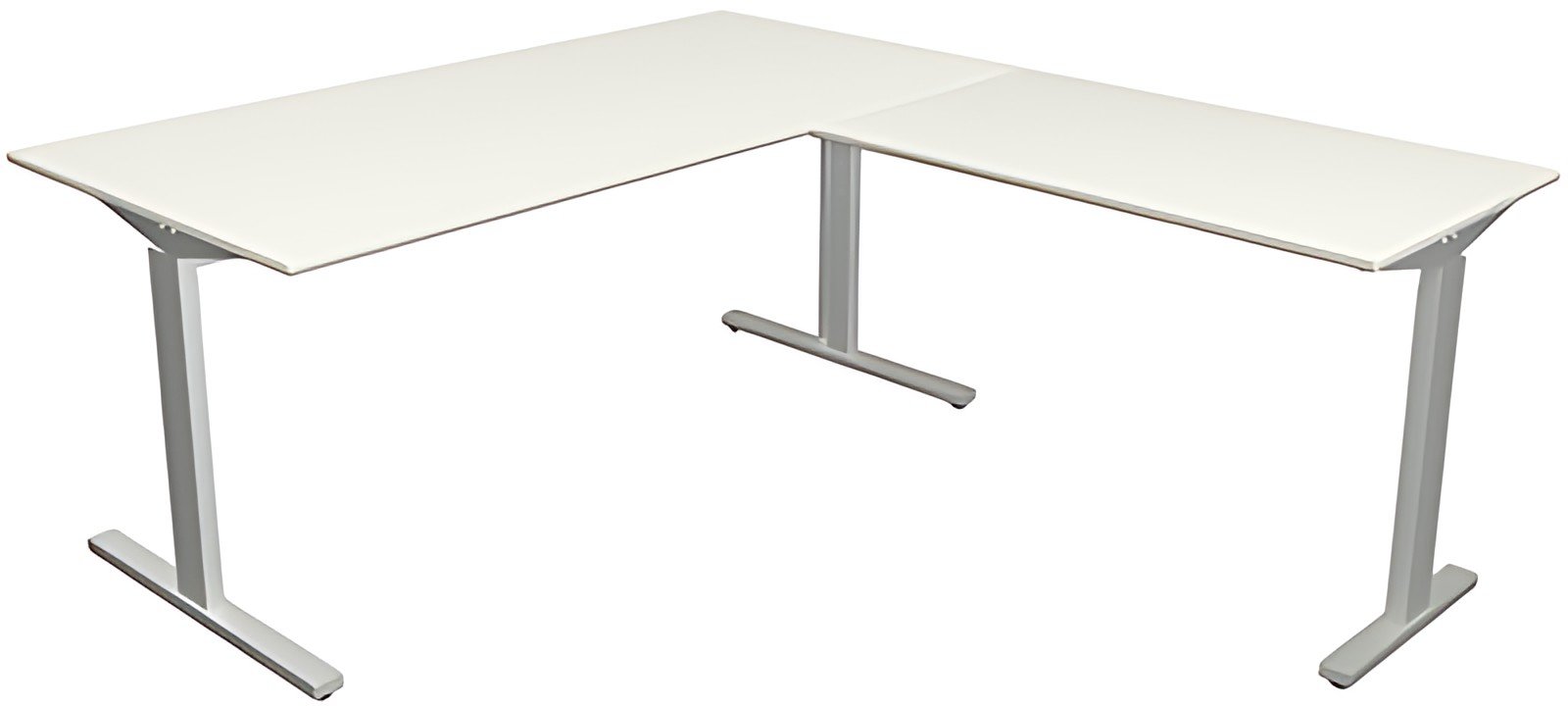 kerkmann Bureau "Form 2" avec extension, (L)1.600 mm, blanc
