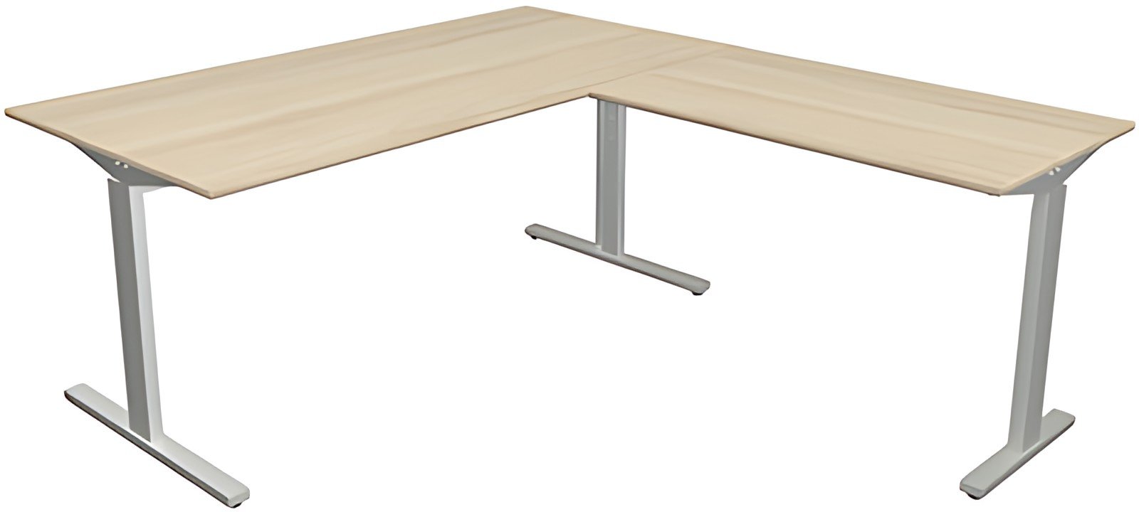 kerkmann Bureau "Form 2" avec extension, (L)1.600 mm, chêne