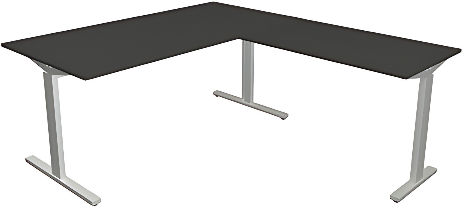 kerkmann Bureau "Form 2" avec extension, (L)1.600 mm