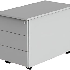 kerkmann Caisson mobile, 3 tiroirs, gris clair