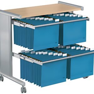 kerkmann Chariot pour dossiers suspendus Pragma, hêtre