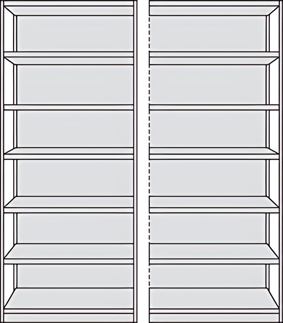 kerkmann Rayonnage de base Progress 500, (H)2.250 mm