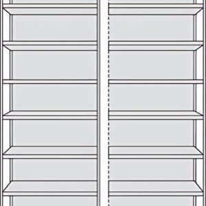 kerkmann Rayonnage de base Progress 500, (H)2.600 mm