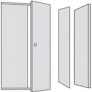 kerkmann Kit de porte à deux battants Progress 500