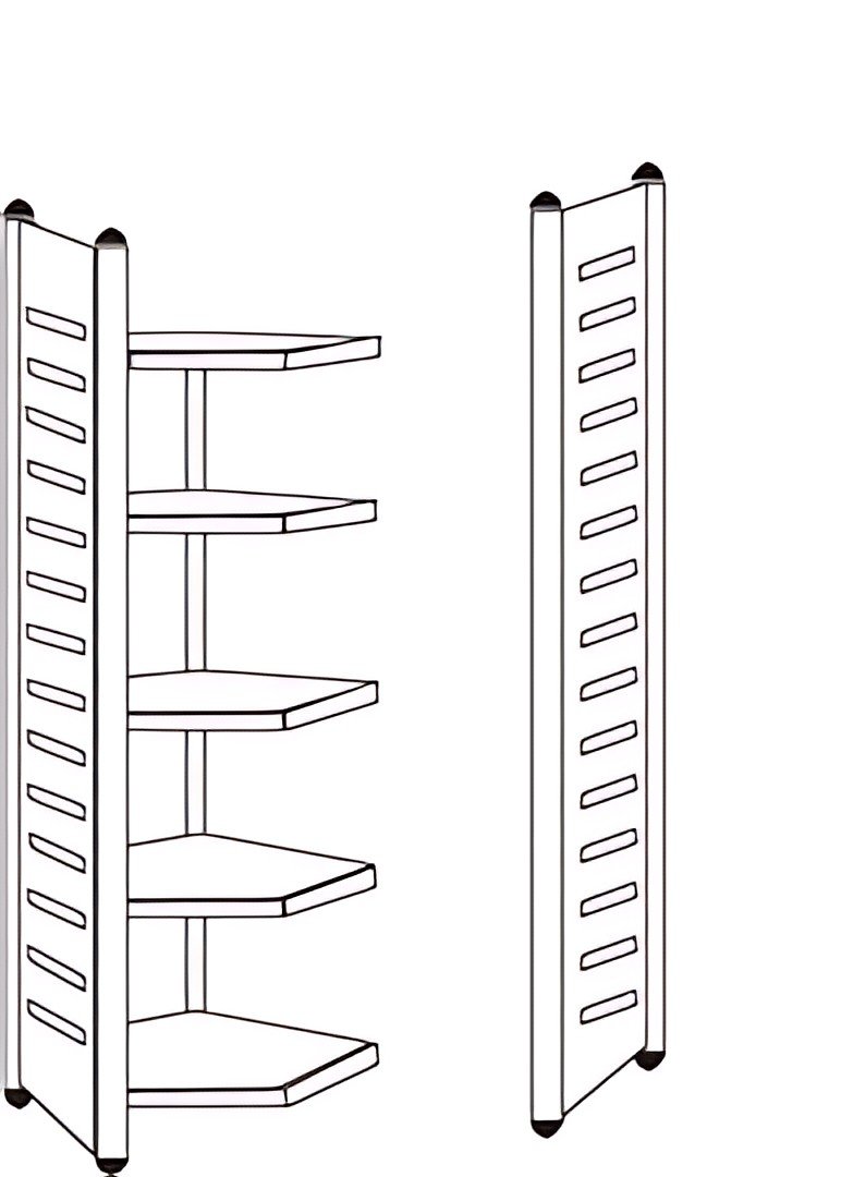 kerkmann Panneau d'extrémité "M2", (H)2.200 mm, pour