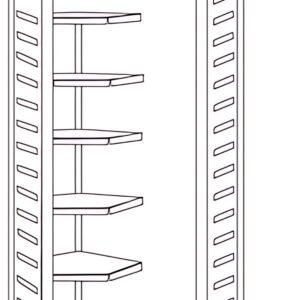 kerkmann Panneau d'extrémité "M2", (H)2.600 mm, pour