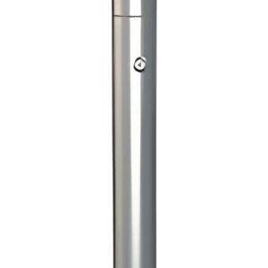 kerkmann Cendrier extérieur sur socle Pio, acier inoxydable